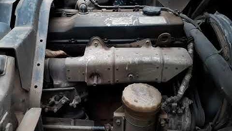 ISUZU NRR33CI MODEL CHASIS/ 6HH1 ENGINE NUMBER LOCATION.