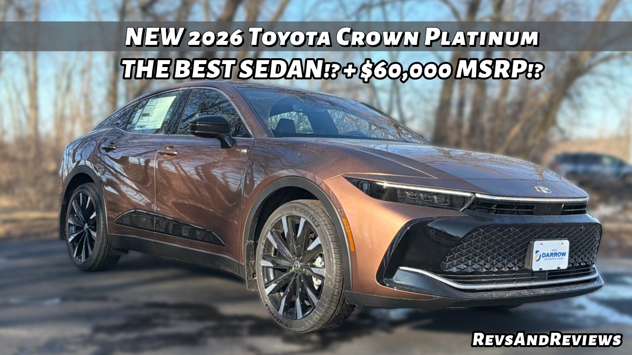 Toyota Crown Platinum 2026 года. Лучше ли она, чем другие ваши роскошные седаны?!