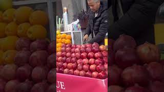 Fresh pomegranate juice, Marrakesh, Morroco