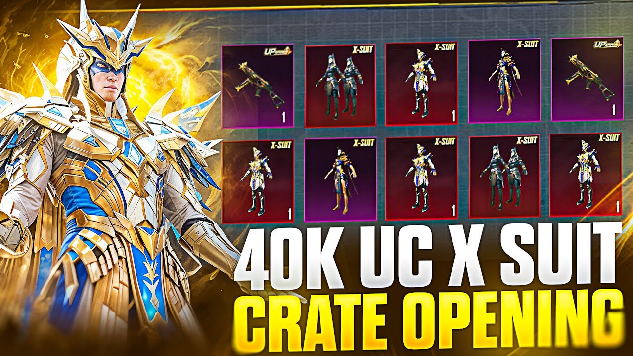 BIGGEST CRATE OPENING 3 X-SUIT 😱 PHARAOH X-SUIT BACK ANUKHRA X-SUIT PUBG MOBILE