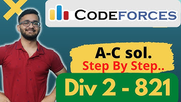 A B C Solved |  Codeforces Round 821 | Division 2 | Div 2 | Hindi