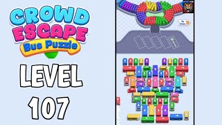 Crowd Escape Level 107 Wallthrough Solution | Crowd Escape: Bus Puzzle Level 107 Answer