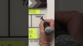60 Seconds to Master the Film Slate | Clapperboard 101 #filmmaking #tutorial #cinematography