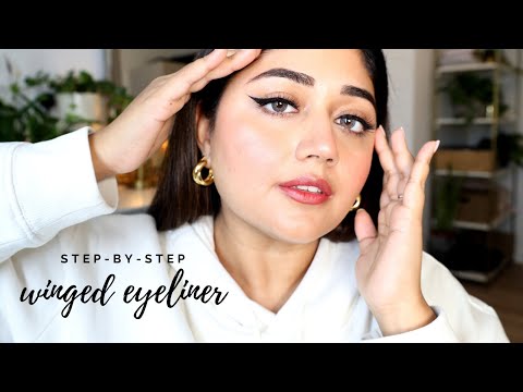 How to apply Winged Eye Liner | FOR BEGINNERS | corallista