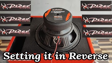 Subwoofer in reverse// XPIDER Audio 500 RMS // Killer Looks #bestsubwoofers #bassboosted