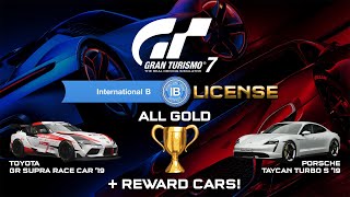 Gran Turismo 7 - International B License All Gold +reward cars