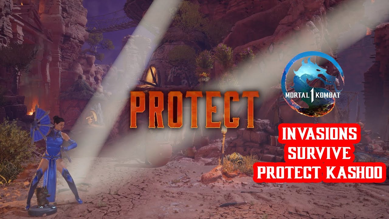 Mortal Kombat 1 - Invasions - Reptile Season - Tarkatan Colony MESA - SURVIVE - PROTECT KASHOO