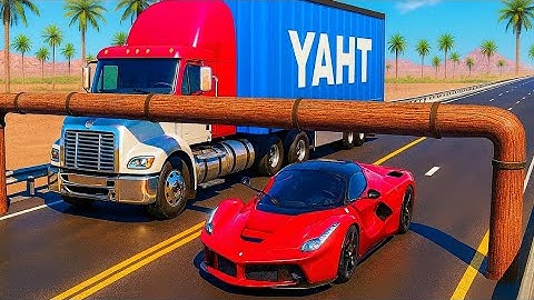 Cars vs Pipeline Trap Challenge #3 – Extreme Crashes in BeamNG.drive!