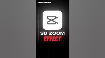3D Zoom Effect Capcut | Tutorial | Capcut Tutorial #capcutedit #capcuttutorial #tutorial #edit