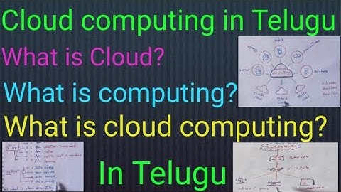 Degree 3rd year 6th semester ☁ Cloud computing Unit1 What is cloud computing in Telugu