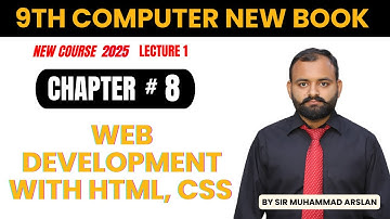 Web Development with HTML, CSS and Javascript | Chapter 8 | 9th Computer New Book