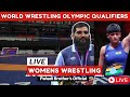 Live  world wrestling olympics qualifiers  road to paris 2024  world olympics qualifiers