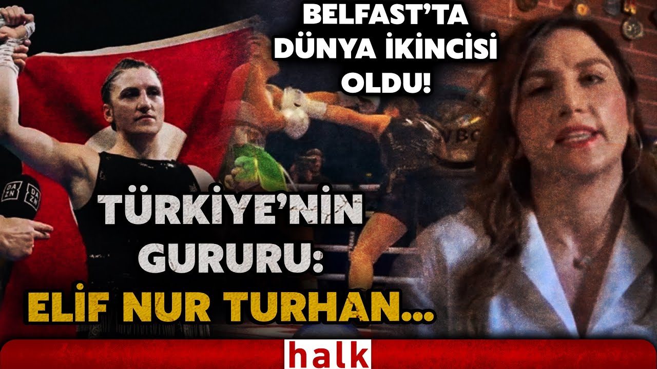 Milli boksör Elif Nur Turhan, Belfast'ta dünya ikincisi oldu! Halk TV'de yaşadıklarını anlattı...