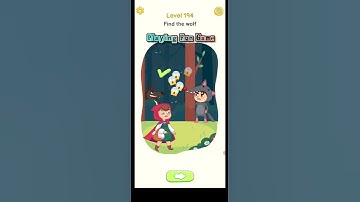 Delete Puzzle, Level 194  Find The Wolf 🐺🦊🦮. #GamePlay