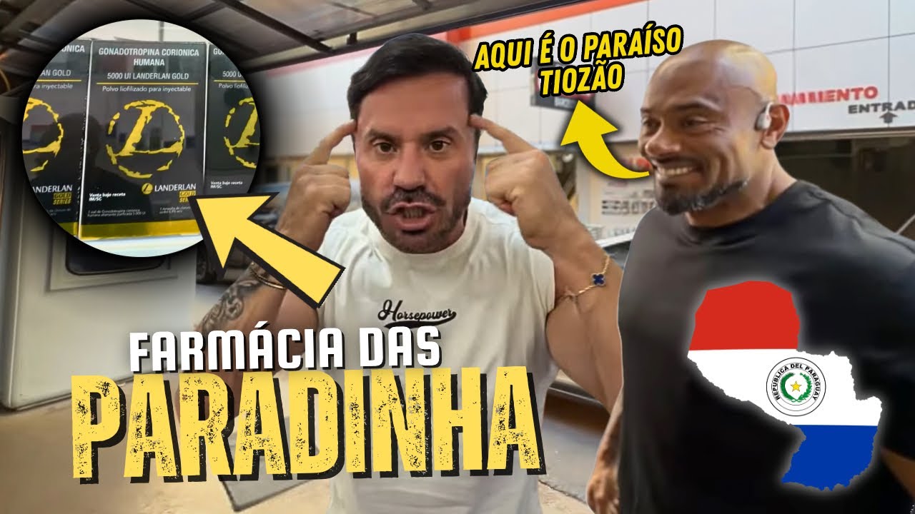 CARIANI E BALESTRIN NA FARMÁCIA DO SUCO O PARAÍSO! ELES FICARAM LOUCO...