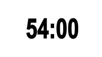 54 Minute Countdown Timer with Alarm