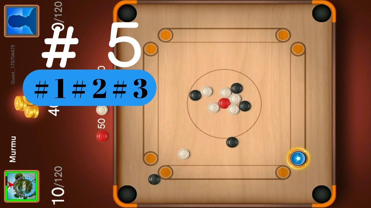 carrom board game 2020 / carrom disc pool game online play - YouTube
