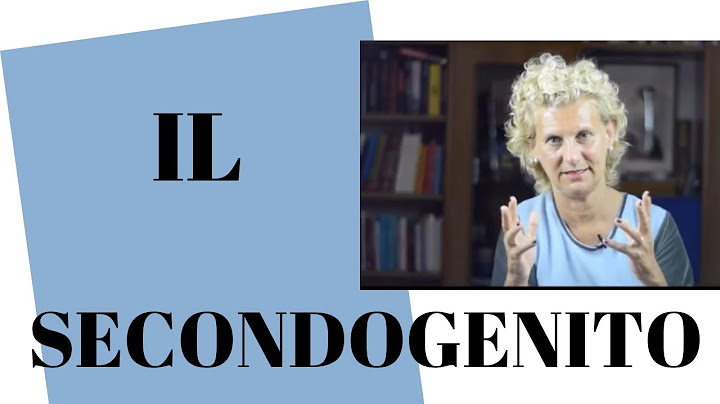 Il secondogenito