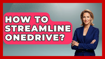 How To Streamline OneDrive? - The Time Management Pro