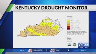 Majority of Kentucky experiencing moderate drought