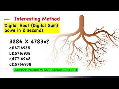 Digital Root ||Digital sum || Digit sum || Aptitude shortcut || Solve ...