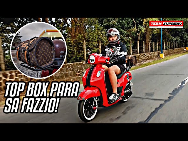 Rimowa Topbox for my Yamaha Fazzio!🛵🖤 #minivlog #yamahafazzio #fazzi