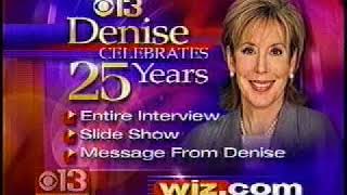 In this clip, wjz-tv channel 13 baltimore celebrates the 25th
anniversary of their evening anchor, denise koch