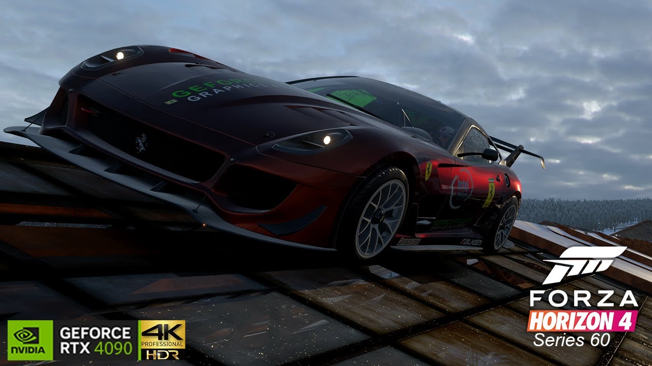 Forza Horizon 4 Seasonal Pr Stunt Rail yard ramp series 60 winter