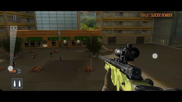Sniper 3D Assassin: - Gameplay Walkthrough Porter Heights Level 13/30 Bomber Man (iOS, Android)
