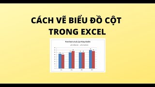 CÁCH VẼ BIỂU ĐỒ CỘT TRONG EXCEL