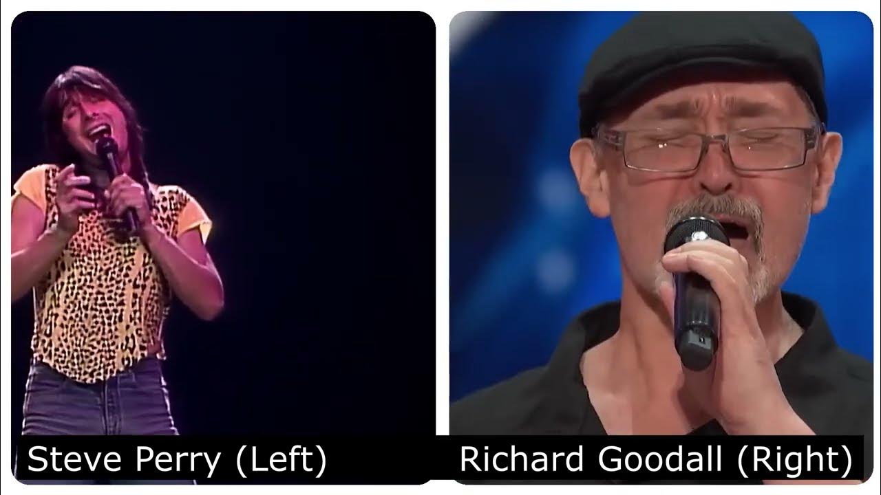 AGT Richard Goodall vs Journey's Steve Perry AGT Richard Goodall vs Journey's Steve Perry