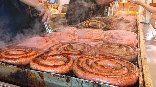 NYC Sausage and Peppers - NYC Famous 100% Authentic Italian Sausage - San Gennaro Street Feast image