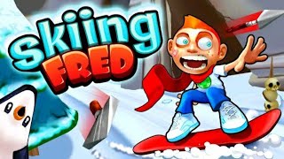 Skiing Fred Completing Everything In The Game