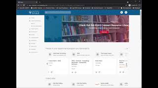 GSAS Connect Tutorial
