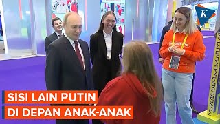 Sisi Lain Vladimir Putin Saat Hadapi Pertanyaan Anak-anak