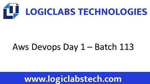 Aws Devops Day 1 Batch 113
