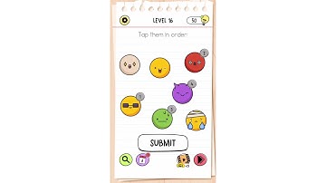 "Tap them in order" Brain Test All-Star Level 16 Quick Guide