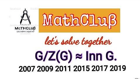 G/Z is isomorphic to Inn(G).