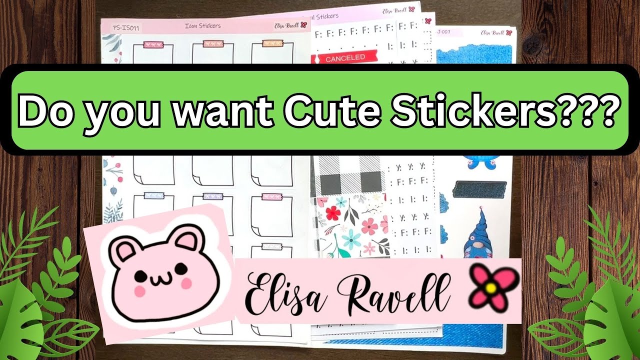 Planner Sticker Haul - Elisa Ravell Stickers