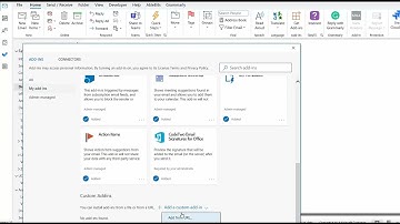 Outlook Add In Manifest File Set up