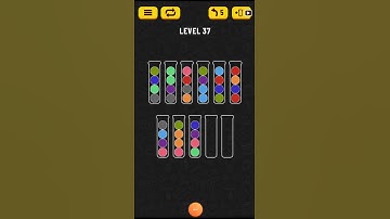 Ball sort puzzle level 37
