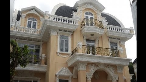Thi Công Hoa Văn Biệt Thự Pháp Cổ Tại Tp.hcm