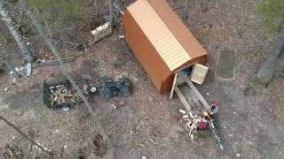 Splitting Wood with Our New Splitter from Tractor Supply