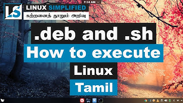 How to install .deb and .sh file in linux | Tamil