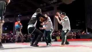 Les Twins Vs Rush Ball   g Shock Real Toughness 2012 Tokyo Japan 