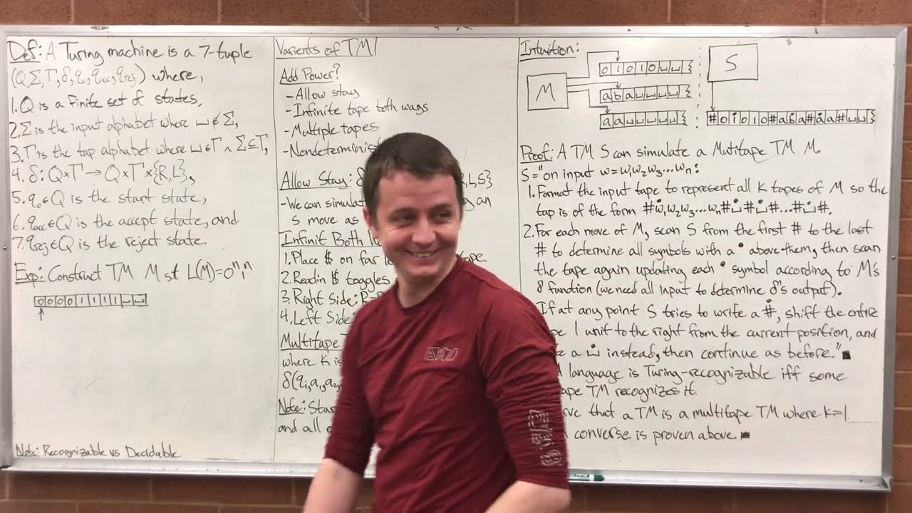 Lecture 13 (Computation Theory) Turing Machine Variants