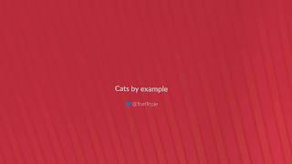 Cats by example – Either