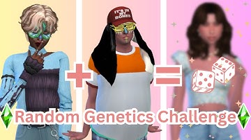 Can I Make a Sim Using ONLY Random Genetics? || The Sims 4 Create a Sim Challenge
