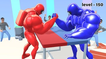 Muscle Rush - Max Levels Android Gameplay ios, Level - 150