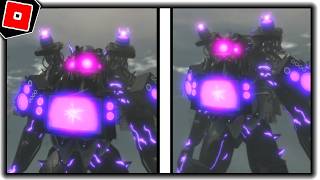 How to get TRI-TITAN REWORK MORPH in ULTIMATE BATHROOM BATTLE - Roblox
